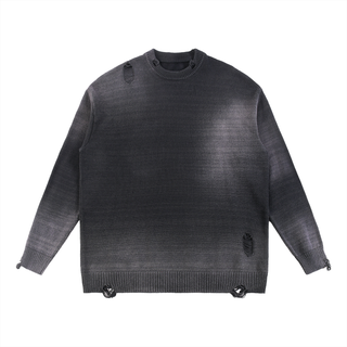 Dark Epitaph Distressed Crewneck Sweatshirt & Crewnecks By MorteNoir