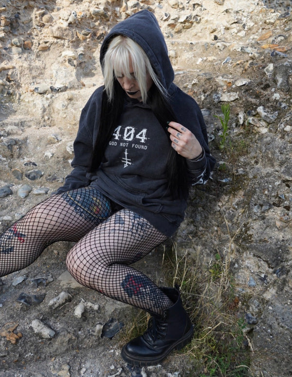 404 GOD NOT FOUND Hoodie - Community photo 2