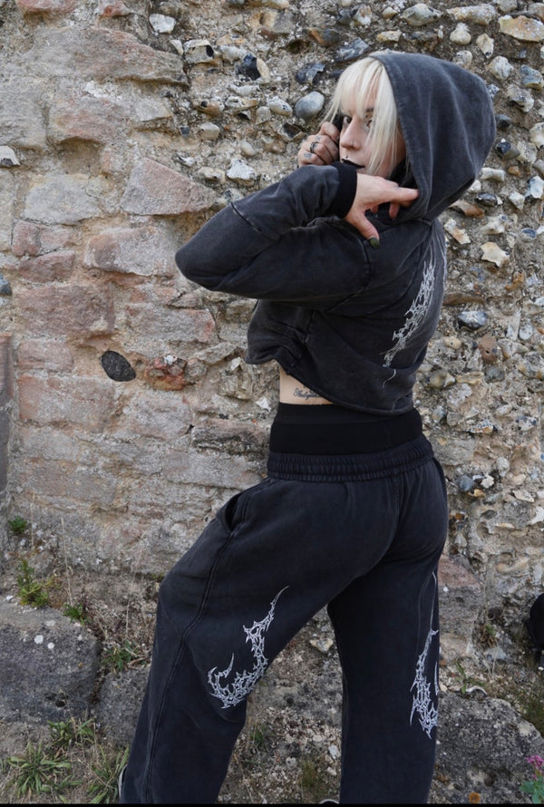 Sudadera corta Decay con borde sin rematar - Community photo 4