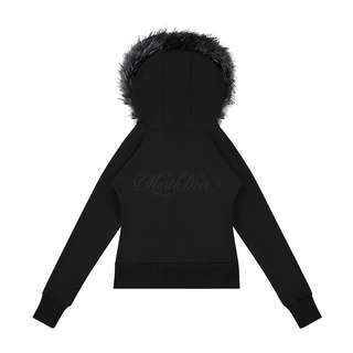 Vexen Fur Zip Hoodie Hoodies By MorteNoir