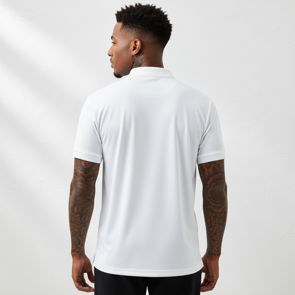 adidas X MorteNoir Shadow Polo Shirt - Back View