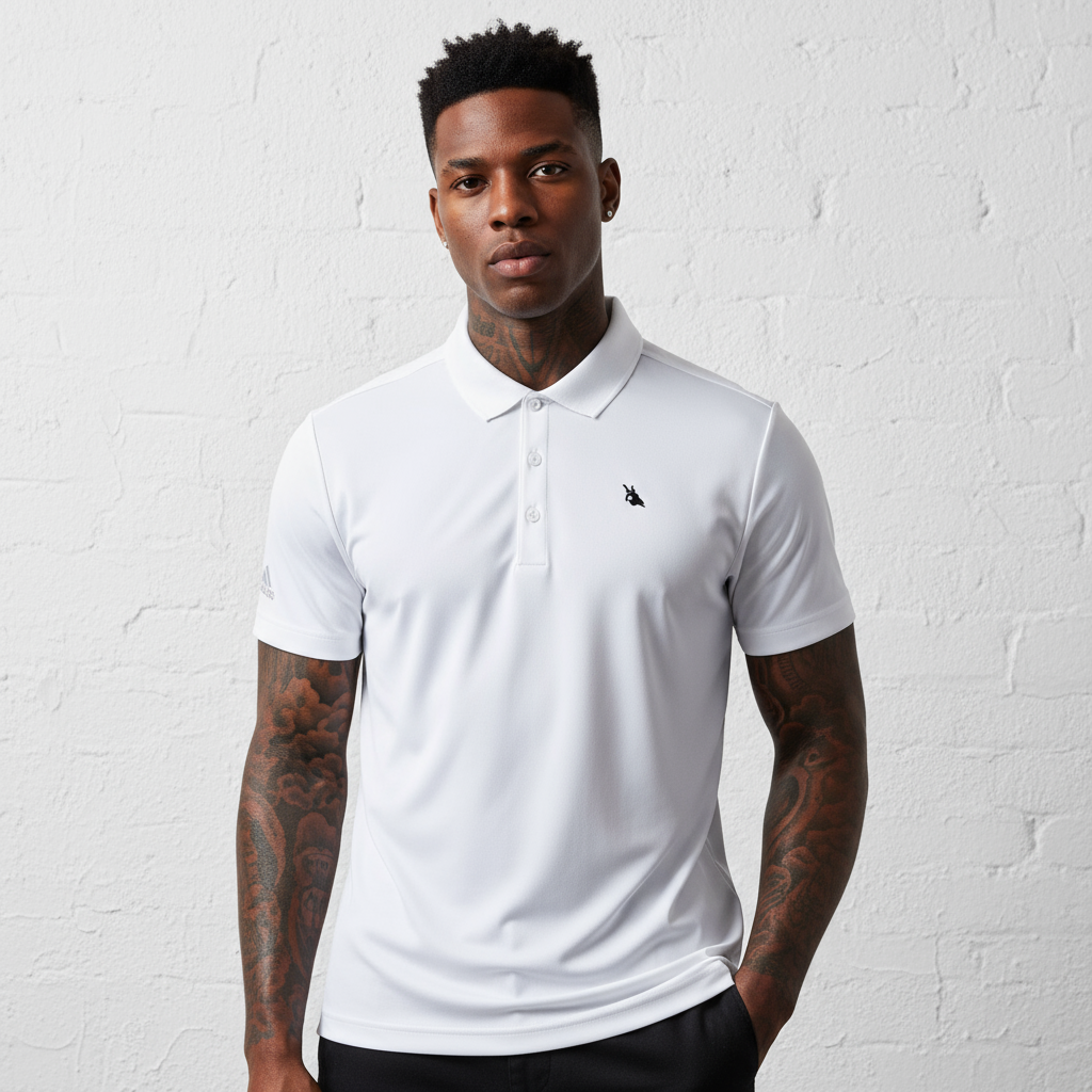 adidas X MorteNoir Shadow Polo Shirt - Front View