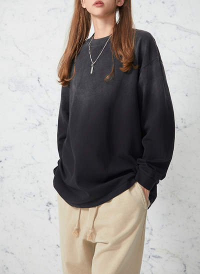 Angled view with white stone background