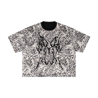 Feral Leopard Print T-Shirt T-Shirts & Crop Tops Leopard Black By MorteNoir