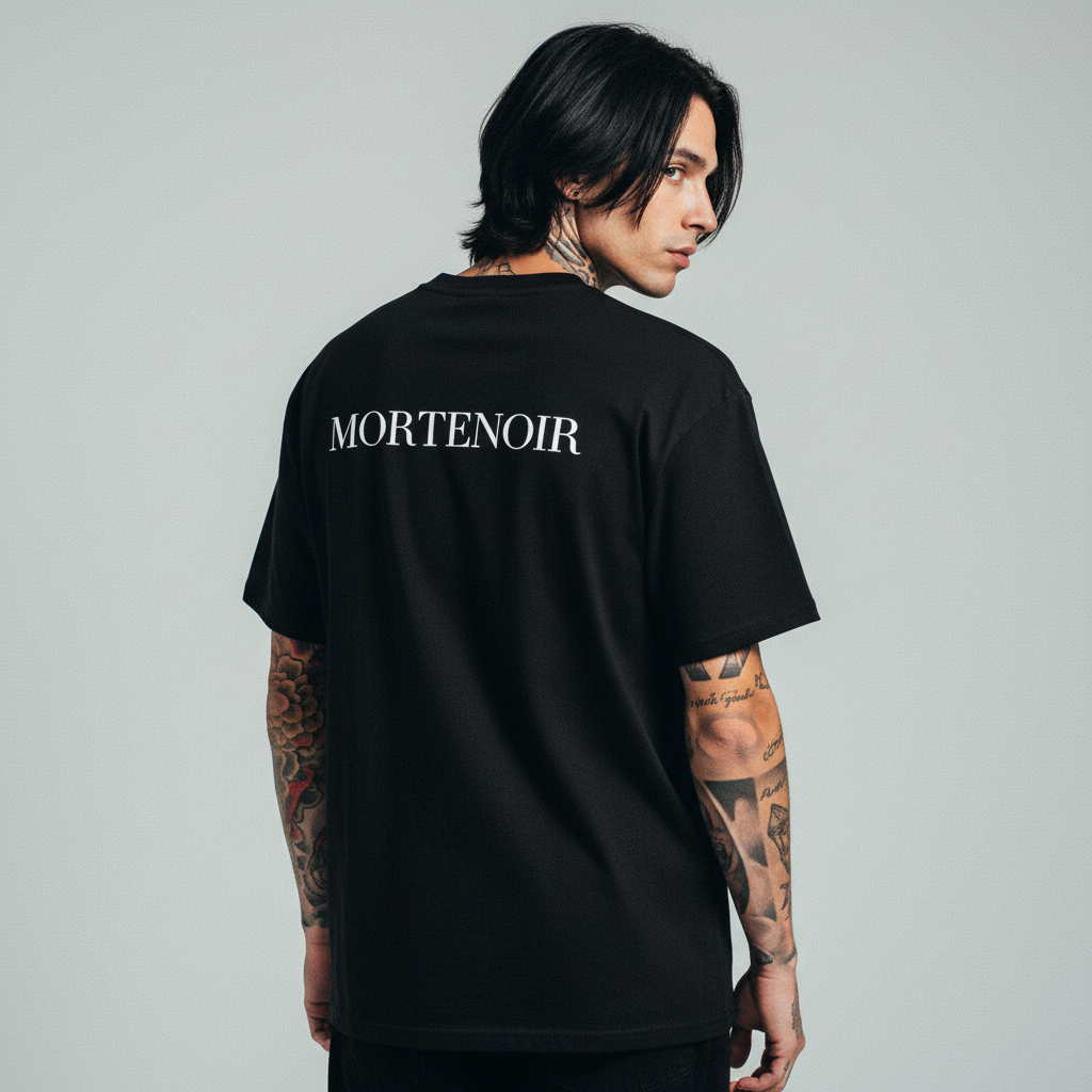 Back view - Black Phantom Classic Tee