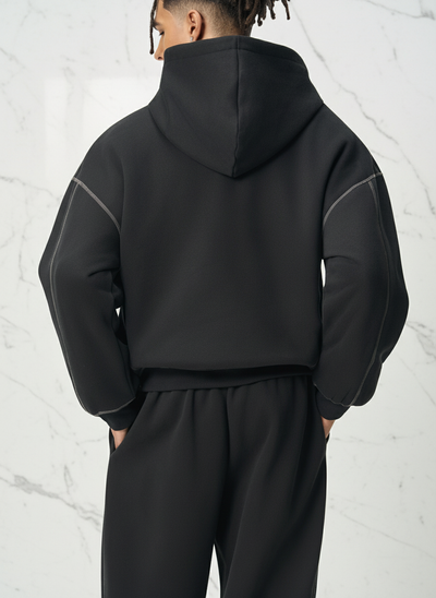 Back view with background