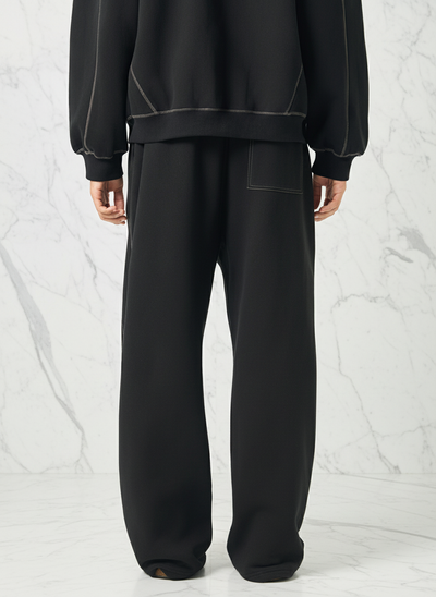 Back view with background