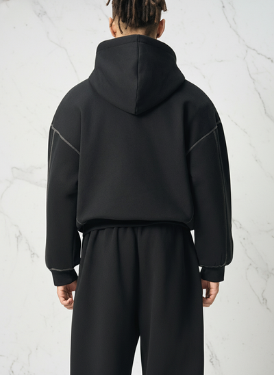 Back view with background