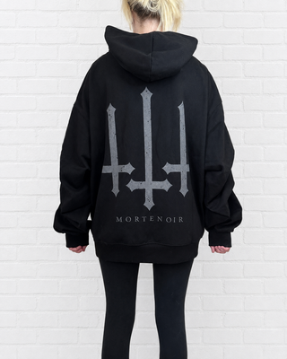Wraith Ruched Sleeve Hoodie Hoodies & Jackets By MorteNoir