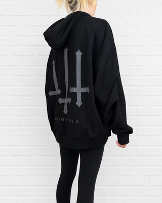 Wraith Ruched Sleeve Hoodie Hoodies & Jackets By MorteNoir
