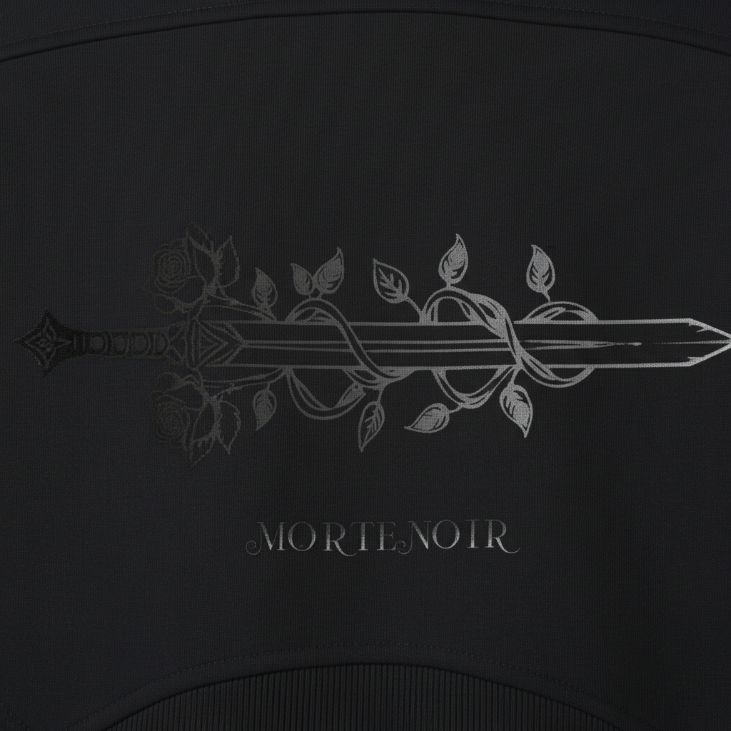 Black Back Graphic Detail