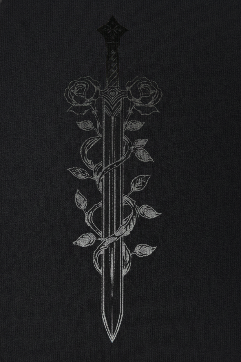 Black Front Emblem Detail - Complete Design