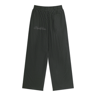 Pall Stripe Pleated Pants Jeans & Trousers By MorteNoir