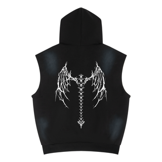 Solstice Fade Sleeveless Hoodie Hoodies & Jackets By MorteNoir