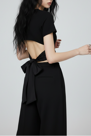 Coven Black-tie T-shirt T-Shirts & Crop Tops By MorteNoir