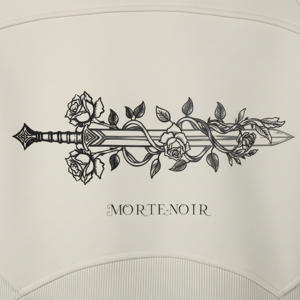 Cream Back Graphic Detail - Authentic