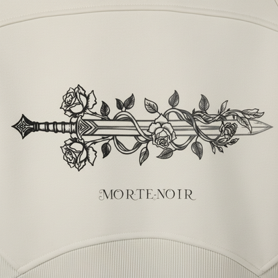 Cream Back Graphic Detail - Authentic