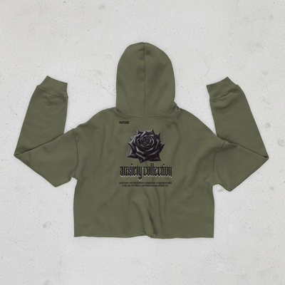 CROP Hoodie Back Flat Lay - Authentic