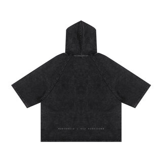 Ashen Pall Hooded T-shirt T-Shirts & Crop Tops By MorteNoir