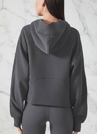 Dark Gray Hoodie - Back View