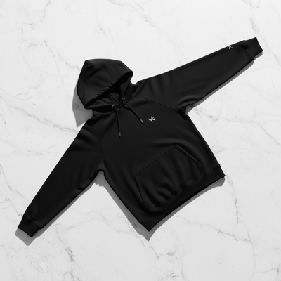 Eco Raglan Hoodie Flat Lay