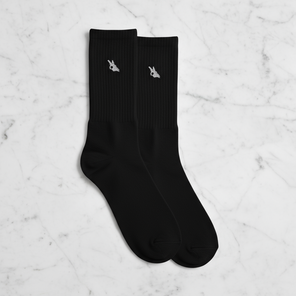 Embroidered Socks View 2