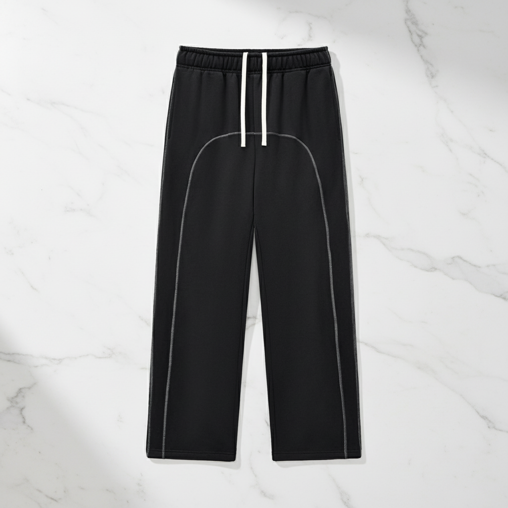 Flat lay front with background