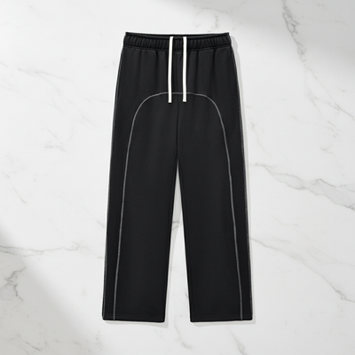 Flat lay front with background