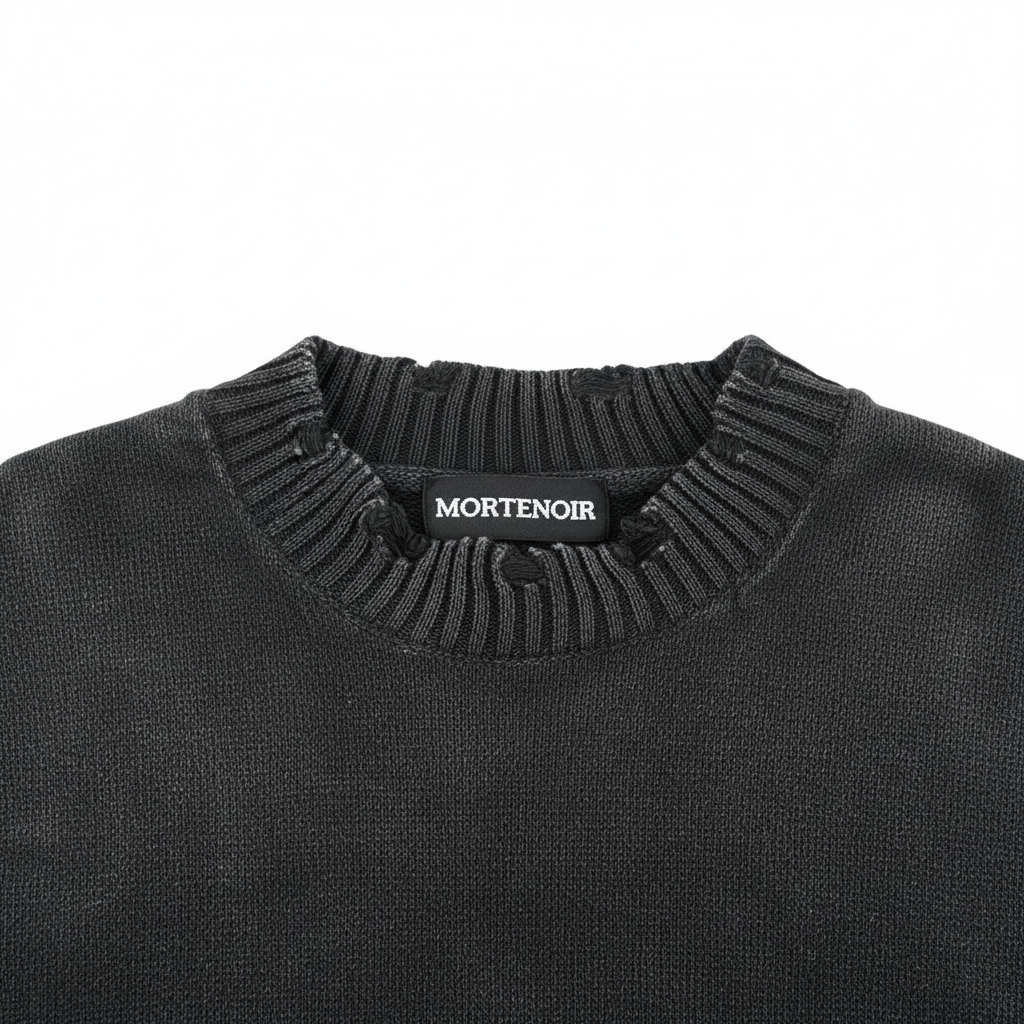 Flat lay showing label