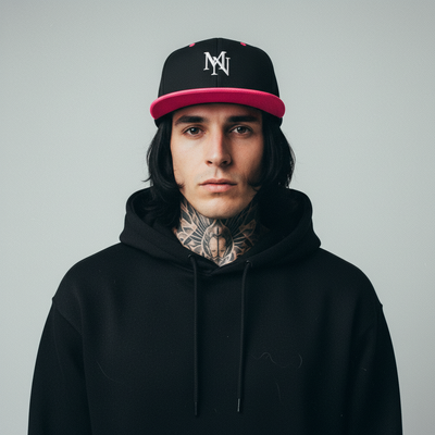 Front - Black/Neon Pink