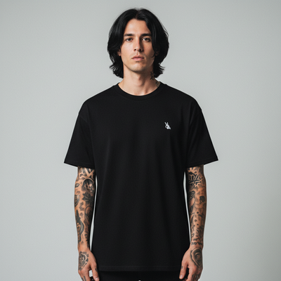 Front view - Black Phantom Classic Tee