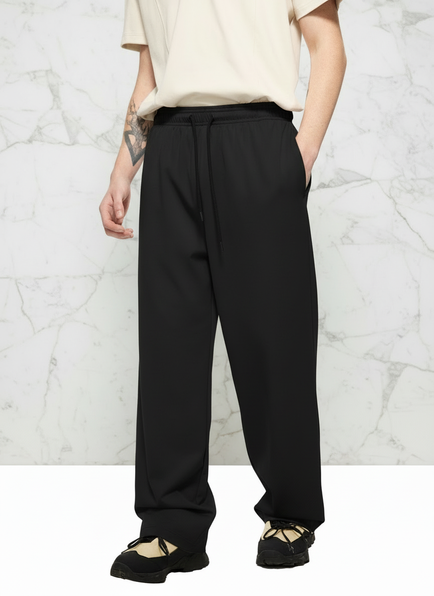 Front view with black pants