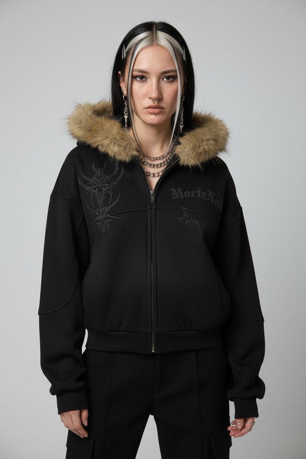 Front View with Larger Right Print