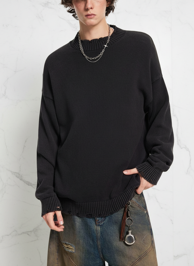 Front view with white stone background