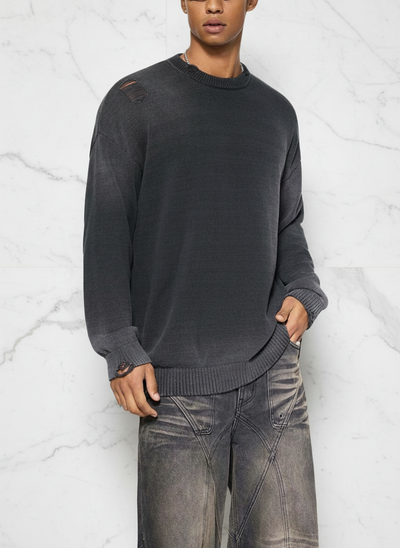 Front view with white stone background