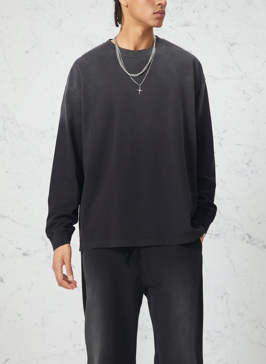 Front view with white stone background