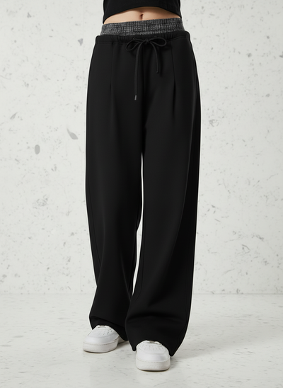 Front view with white stone background