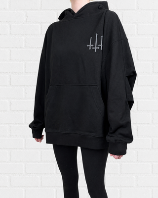 Wraith Ruched Sleeve Hoodie Hoodies & Jackets By MorteNoir