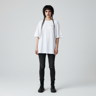 Full body mockup with dark makeup