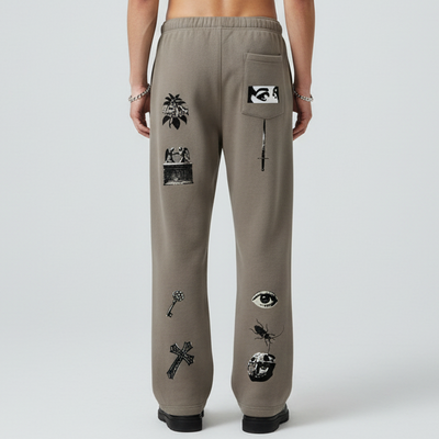 Full-length back view