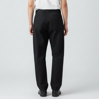 Full-length back view