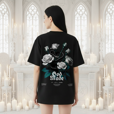 God Mode Cotton Tee - Female Back