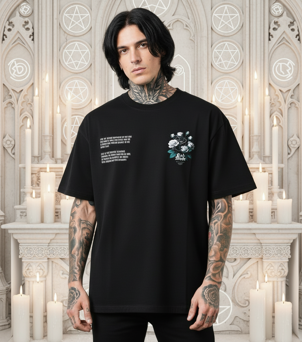 God Mode Cotton Tee - Male Front