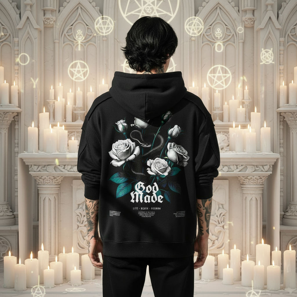 God Mode Hoodie - Male Back