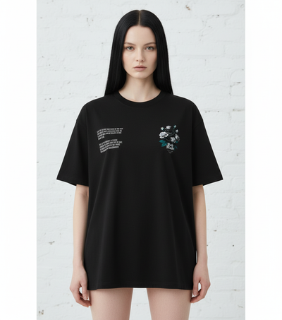 God Mode Tee - Female Model Front View