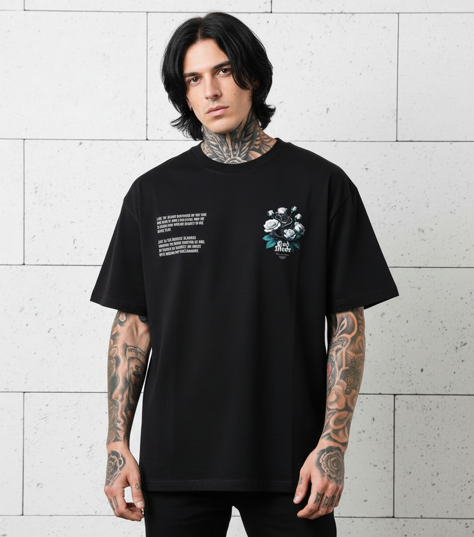 God Mode Tee - Male Model Front View