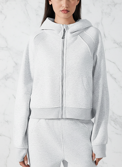 Gray Hoodie - Front View