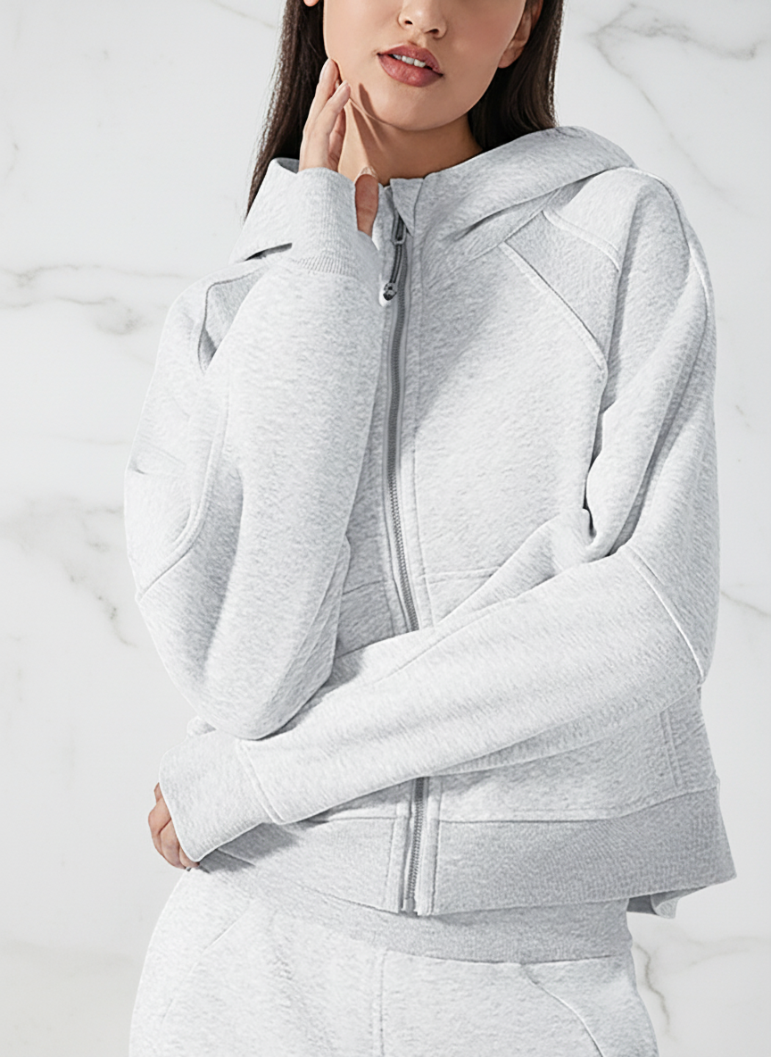 Gray Hoodie - Side View