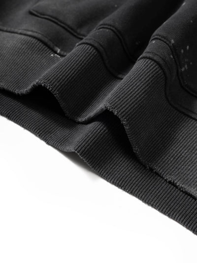 street,unisex,frayed,fleece,hoodie