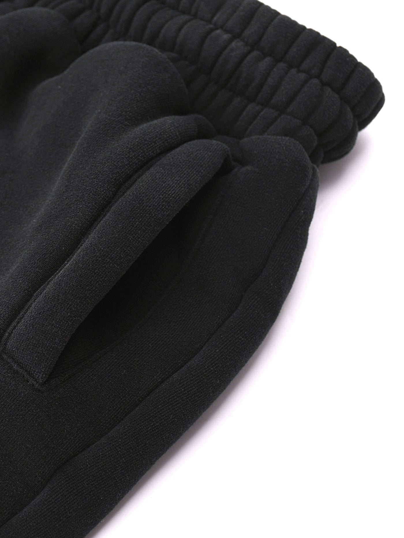 Ethereal Vintage Washed Fleece Joggers - Premium black